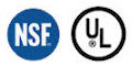 NSF Logo & UL Logo